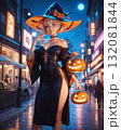 ハロウィンパーティーを楽しむ女性 132081844