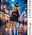 ハロウィンパーティーを楽しむ女性 132081848