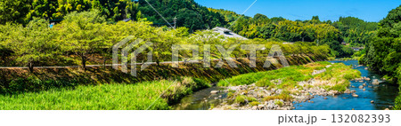 氷川 種山橋からの眺め パノラマ【熊本県八代市東陽町】 氷川 種山橋からの眺め パノラマ【熊本県八代市東陽町】 132082393