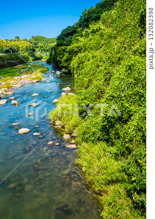 氷川 種山橋からの眺め【熊本県八代市東陽町】 氷川 種山橋からの眺め【熊本県八代市東陽町】 132082398