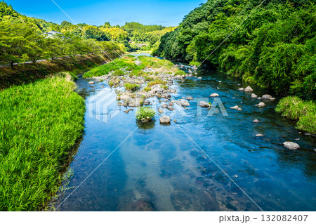 氷川　種山橋からの眺め【熊本県八代市東陽町】 132082407