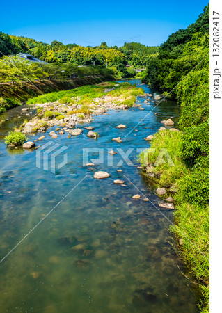 氷川 種山橋からの眺め【熊本県八代市東陽町】 氷川 種山橋からの眺め【熊本県八代市東陽町】 132082417