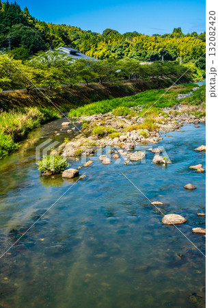 氷川 種山橋からの眺め【熊本県八代市東陽町】 氷川 種山橋からの眺め【熊本県八代市東陽町】 132082420