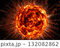 巨大爆発のイメージ　AI生成画像 132082862