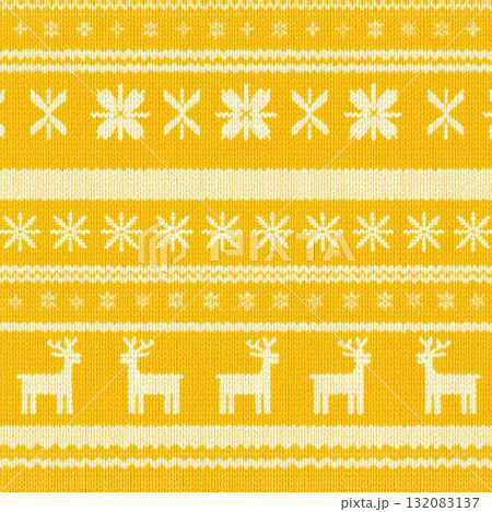 背景素材_ノルディックデザイン（黄色） 132083137