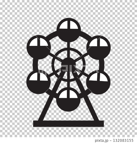Ferris wheel icon 132083155