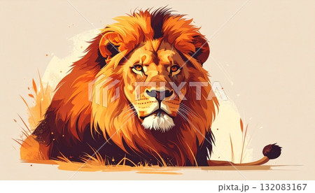 ライオン ライオン 132083167