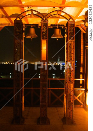 横浜みなとみらいの夜景 横浜赤レンガ倉庫 横浜みなとみらいの夜景 横浜赤レンガ倉庫 132083483
