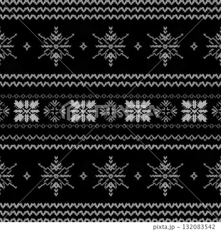 背景素材_ノルディックデザイン（モノクロ） 132083542