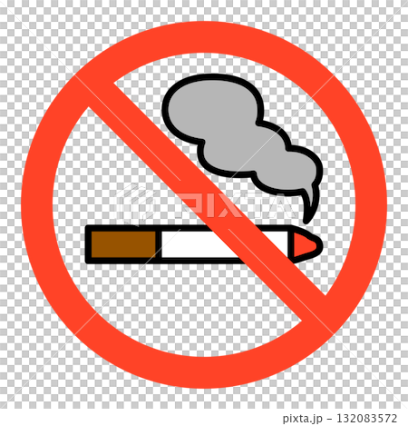 禁煙マーク 132083572