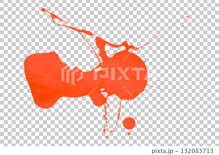 red watercolor splash brush isolated on transparent background red watercolor splash brush isolated on transparent background 132083713
