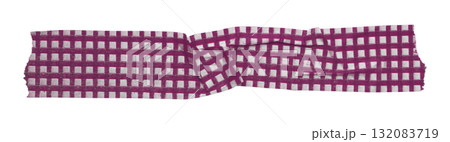 purple patterned sticker paper tape isolated on transparent background 132083719