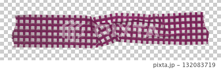 purple patterned sticker paper tape isolated on transparent background purple patterned sticker paper tape isolated on transparent background 132083719