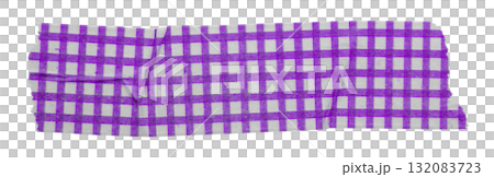 purple patterned sticker paper tape isolated on transparent background purple patterned sticker paper tape isolated on transparent background 132083723
