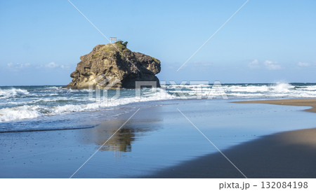 白兎海岸 日本海 鳥取県 白兎海岸 日本海 鳥取県 132084198