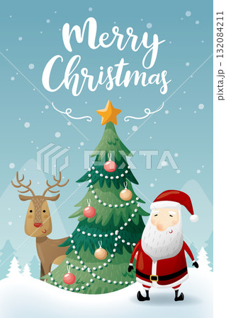 メッセージカード グリーティングカード 挨拶状 132084211