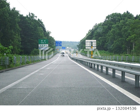 北緯45度通過点　北海道縦貫自動車道　幌富バイパス　国道40号線　国道40号 132084536