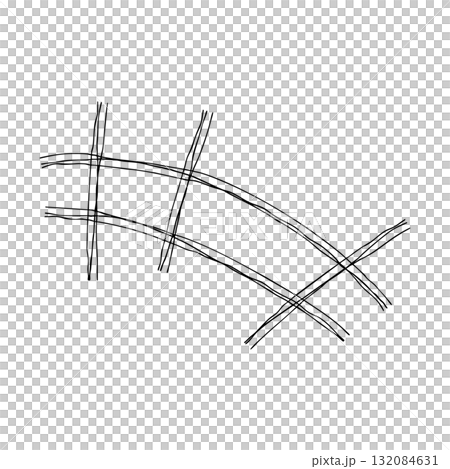 Laugh reaction hand drawn line icon. Monochrome doodle vector illustration with multiple overlapping lines Laugh reaction hand drawn line icon. Monochrome doodle vector illustration with multiple overlapping lines 132084631