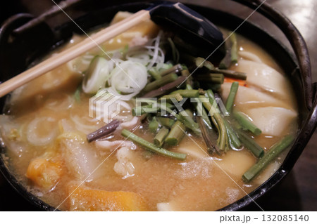 寒い日に食べたくなる美味しいほうとう 寒い日に食べたくなる美味しいほうとう 132085140