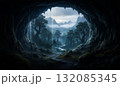 Exit from the cave 132085345