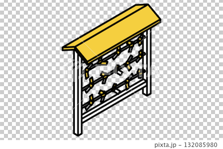 Event icon, simple isometric illustration of fortune-telling place Event icon, simple isometric illustration of fortune-telling place 132085980