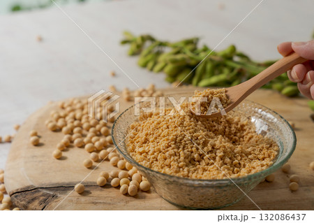 大豆のミンチと野菜 大豆のミンチと野菜 132086437