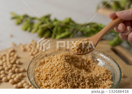 大豆のミンチと野菜 132086438