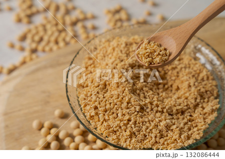 大豆のミンチと野菜 132086444