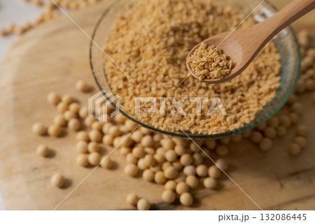 大豆のミンチと野菜 132086445