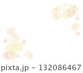 水彩やパステルで描いた黄色や桃色のキラキラ背景素材	 132086467