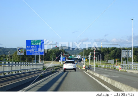 幌延IC南口　北海道縦貫自動車道　幌富バイパス　国道40号線　国道40号 132088418