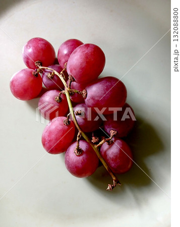 Bunch of Red European Grape 132088800