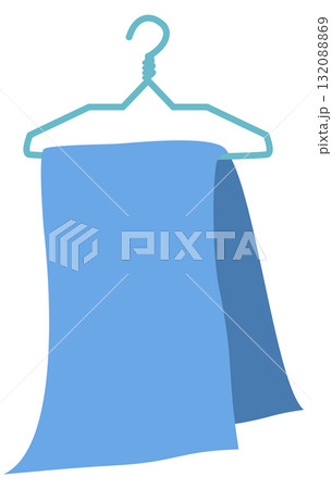 Towel Drying on a Hanger, Bathroom and Laundry Organization 132088869