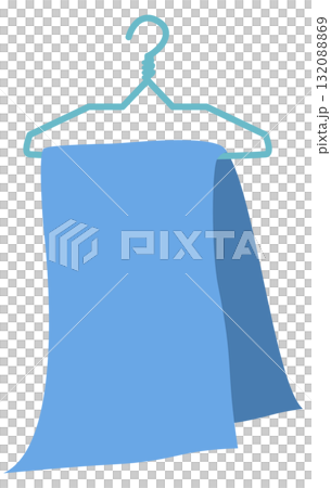 Towel Drying on a Hanger, Bathroom and Laundry Organization 132088869