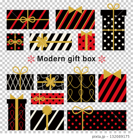 Gift sets in various sizes and modern colors. 132089175