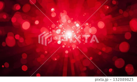背景素材_光のバースト(赤色) 背景素材_光のバースト(赤色) 132089825