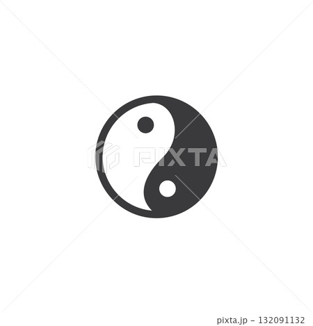Yin yang icon Yin yang icon 132091132