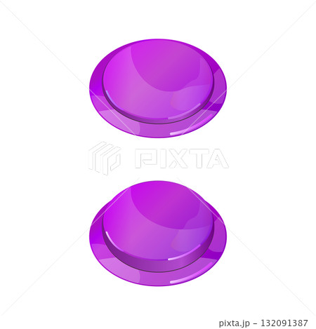 押しボタンセット_紫 押しボタンセット_紫 132091387