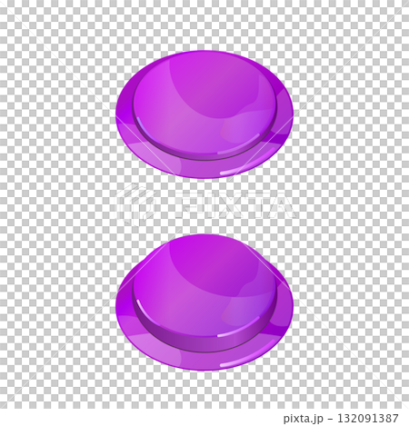 押しボタンセット_紫 押しボタンセット_紫 132091387