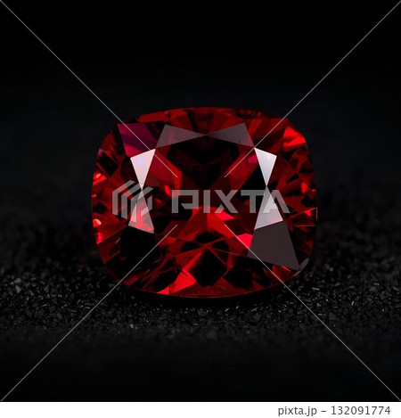 ガーネット（黒背景） 132091774