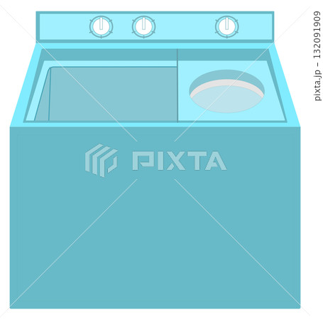 Classic Twin Tub Washer, Semi-Automatic Laundry 132091909