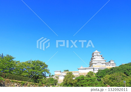 兵庫県姫路市、国宝姫路城の風景 132092011