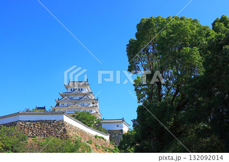 兵庫県姫路市、国宝姫路城の風景 132092014