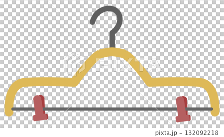clothes hangers with clip 132092218
