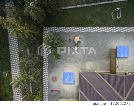 children playground, view from above 132092275