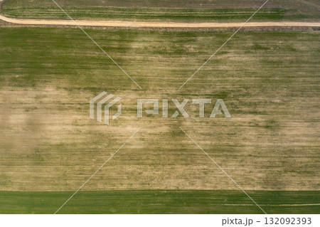 farm field, agriculture, view from above farm field, agriculture, view from above 132092393