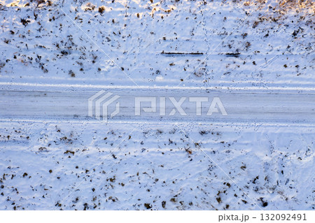 country road, view from above, aerial view country road, view from above, aerial view 132092491