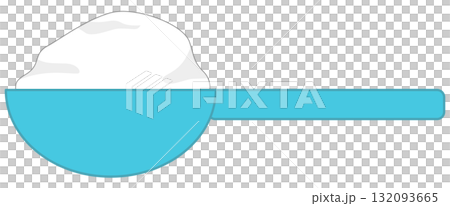 A heaping scoop of white powder 132093665