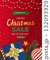 Christmas Sale card. 132093929