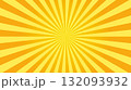 Orange sun ray background. 132093932